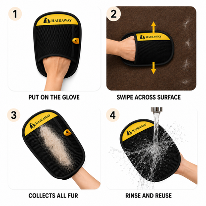 Electrostatic Pet Hair Remover Glove